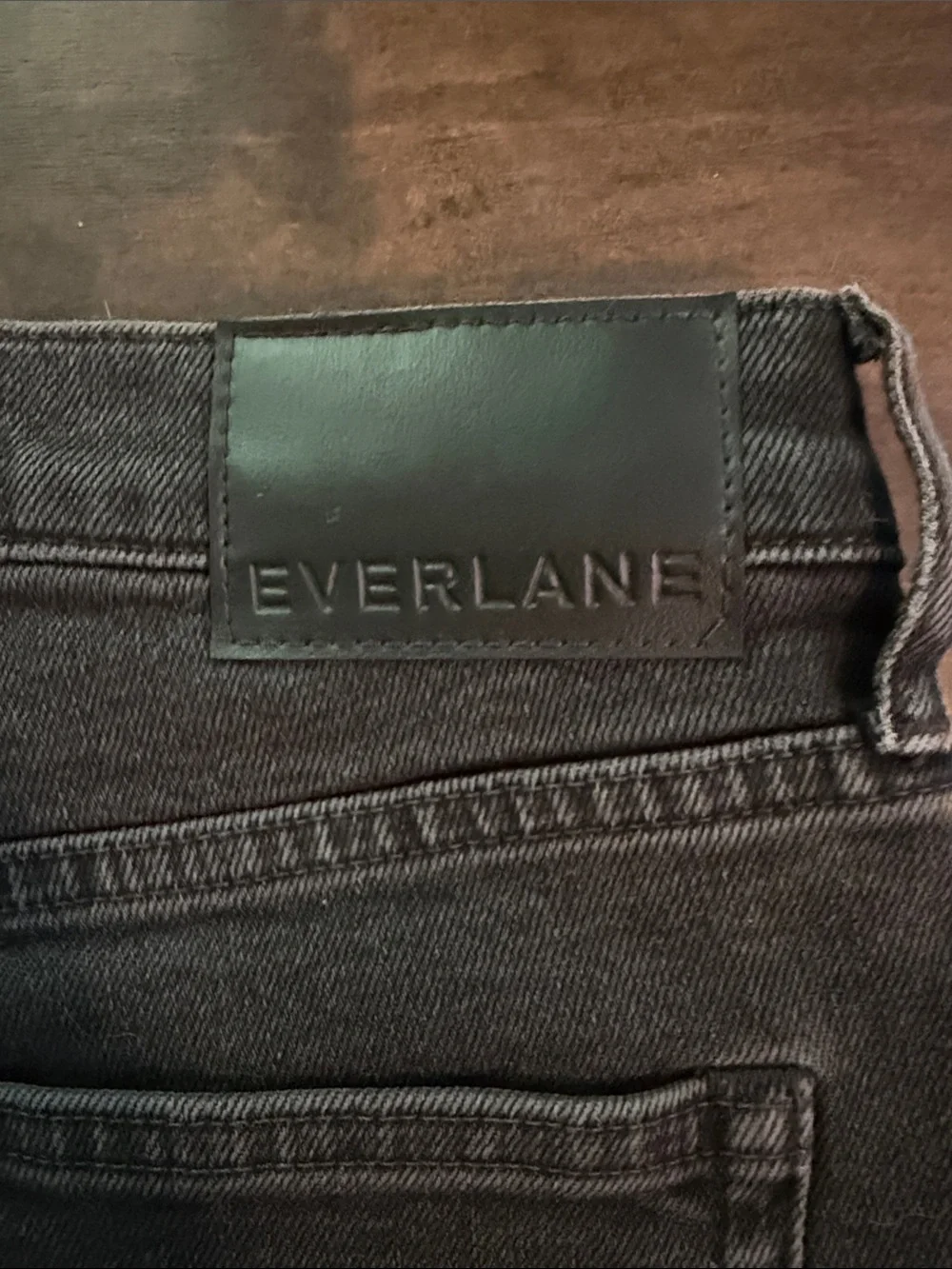 Everlane The ’90s Forever Jean Black High Rise Straight Leg 27 NWT - Picture 5 of 13